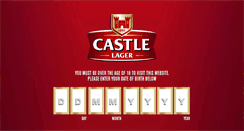 Desktop Screenshot of castlelager.co.za